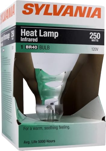 Sylvania Incandescent BR40 250W Heat Lamp Bulb