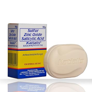 KATIALIS Sulfur, Zinc Oxide & Salicylic Acid Soap (90g)