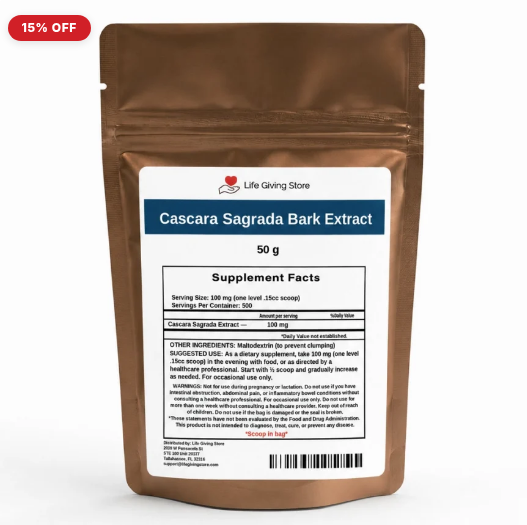 Cascara Sagrada Bark Extract (50g)
