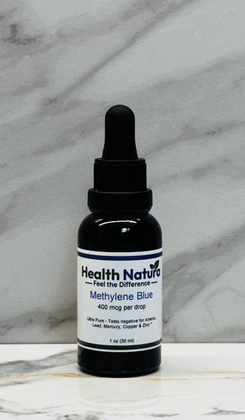 Health Natura Methylene Blue 400mcg Ready-to-Use Solution (1oz)