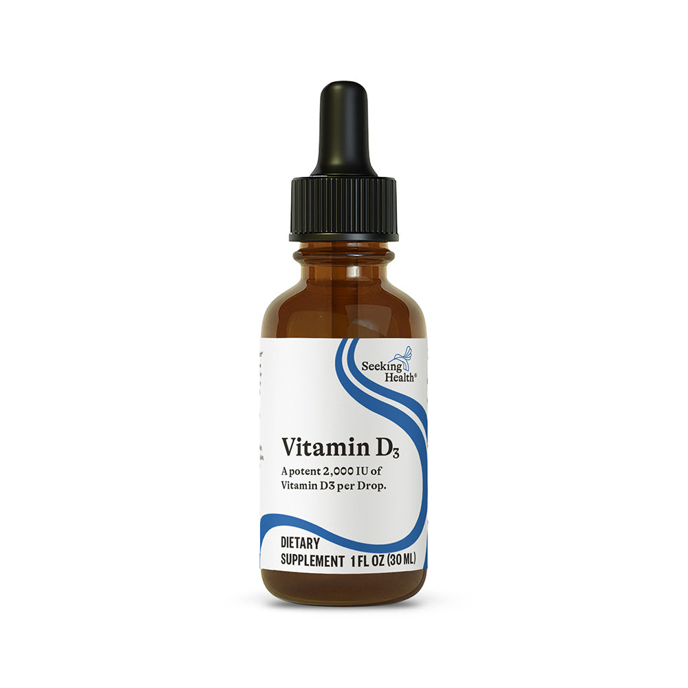 Seeking Health Vitamin D3 Drops (2,000 IU/drop, 1 fl oz)
