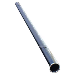 Iron pipe showing rust (iron oxide)