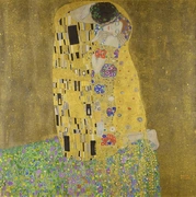 The Kiss, Gustav Klimt, 1907–1908