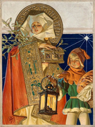 Medieval Merry Christmas, J. C. Leyendecker, 1926