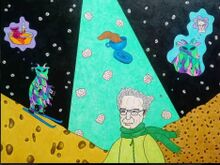 Goat painting